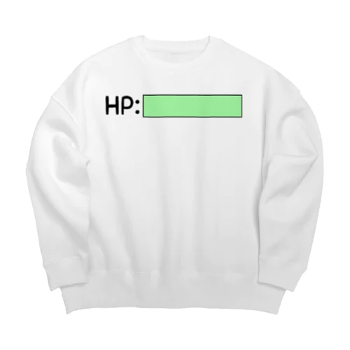 HPは満タンです！ Big Crew Neck Sweatshirt