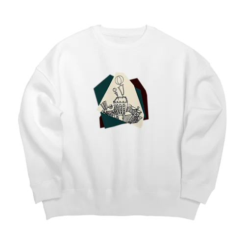 バルーン Big Crew Neck Sweatshirt