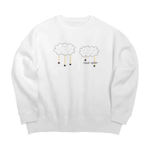 cloud spider 「雲から蜘蛛」 Big Crew Neck Sweatshirt