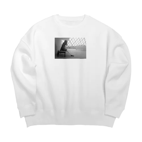 誰も見ていないなら、 Big Crew Neck Sweatshirt