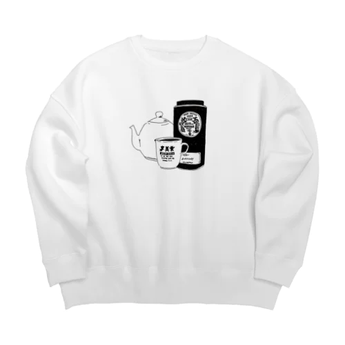 紅茶セット Big Crew Neck Sweatshirt