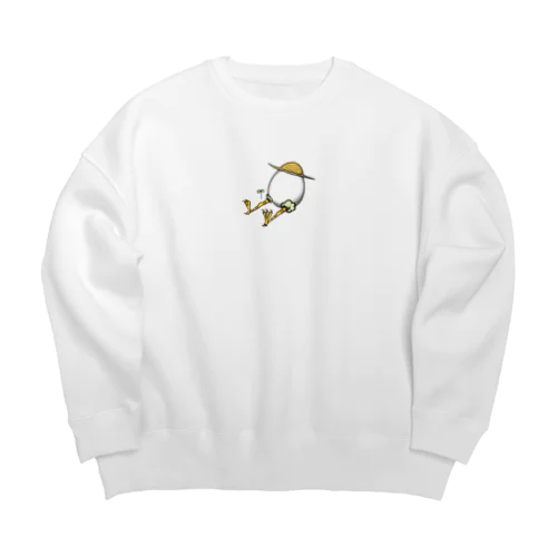 夏のたまごさん~2020~ Big Crew Neck Sweatshirt