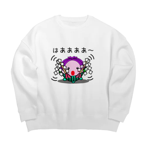 アマビエさま【お祓い】 Big Crew Neck Sweatshirt