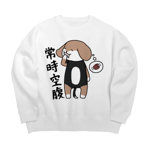 常時空腹 Big Crew Neck Sweatshirt