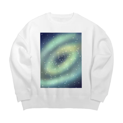 うずまく宇宙 Big Crew Neck Sweatshirt