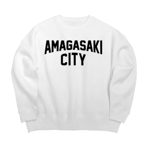 amagasaki city　尼崎ファッション　アイテム Big Crew Neck Sweatshirt