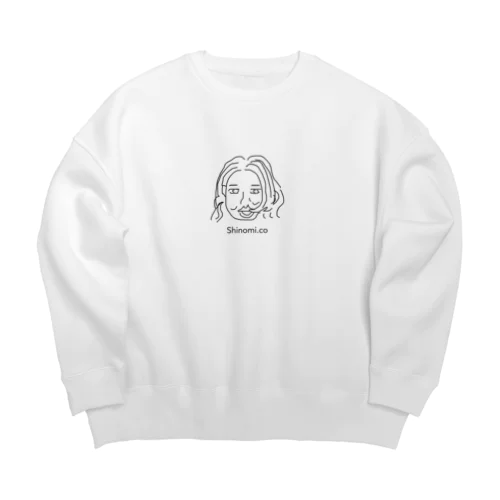 しのみ.co Big Crew Neck Sweatshirt