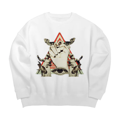 ロシア構成主義をよく知らない人のロシア構成主義 Big Crew Neck Sweatshirt