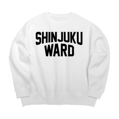 shinjuku ward　新宿 Big Crew Neck Sweatshirt