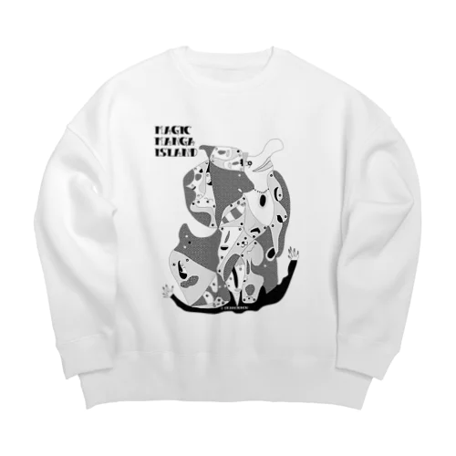 magic manga islandの土産物 Big Crew Neck Sweatshirt