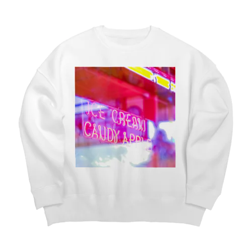 APPLE NEON マシカク Big Crew Neck Sweatshirt