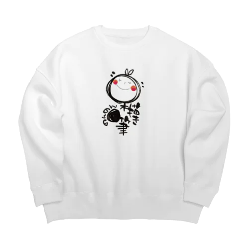 のんのんロゴ Big Crew Neck Sweatshirt