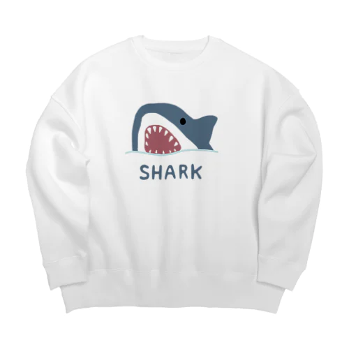 サメ Big Crew Neck Sweatshirt