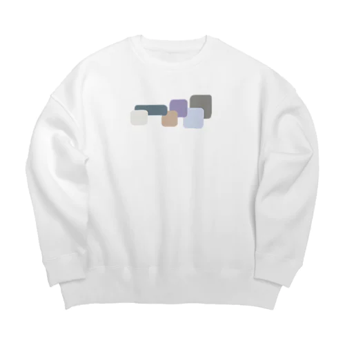 スクエアブロック Big Crew Neck Sweatshirt