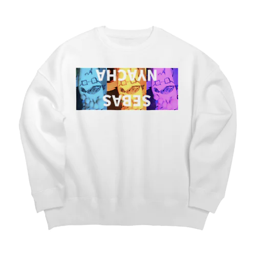 SEBAS NYACHA Big Crew Neck Sweatshirt