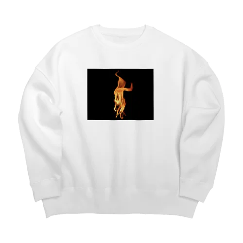 ファイア Big Crew Neck Sweatshirt