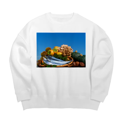 秋の味覚 Big Crew Neck Sweatshirt