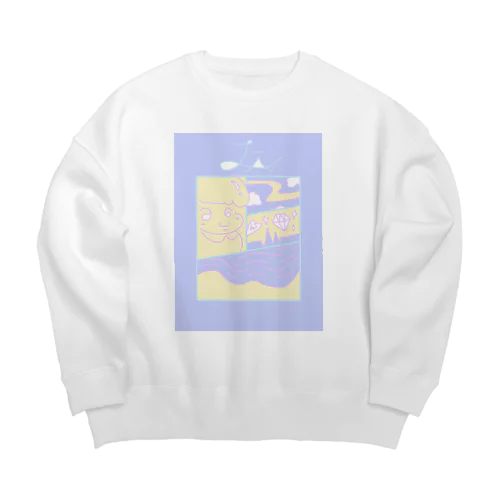 ユメ_m Big Crew Neck Sweatshirt