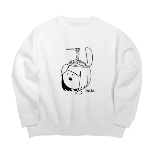 ぱすた Big Crew Neck Sweatshirt