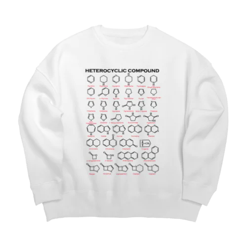 複素環＋英名(有機化学) Big Crew Neck Sweatshirt