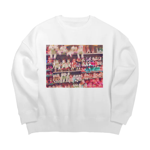 ユニコーンと愉快な仲間たち Big Crew Neck Sweatshirt