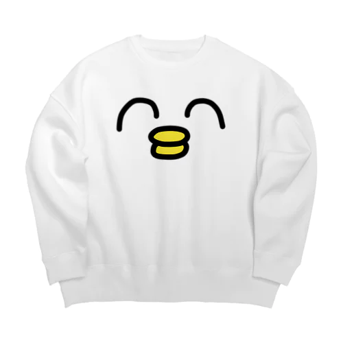 かもちゃん（ドアップ） Big Crew Neck Sweatshirt