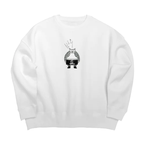 魚屋　松っつぁん　 Big Crew Neck Sweatshirt