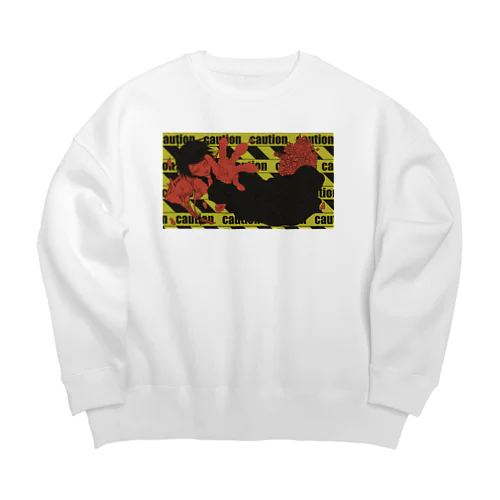 CAUTION Big Crew Neck Sweatshirt