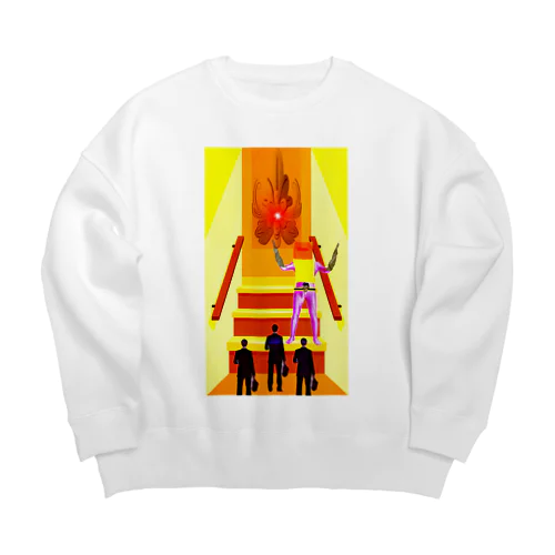 重役リモート面接 Big Crew Neck Sweatshirt