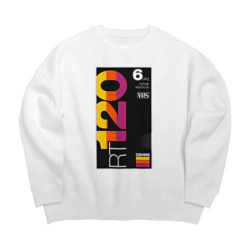 nostalgic_VHS_01 Big Crew Neck Sweatshirt