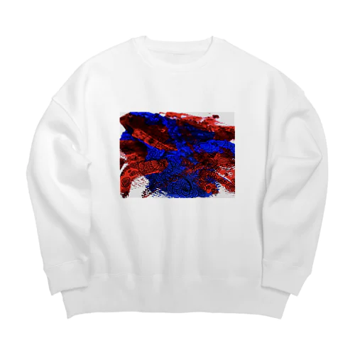 v i v i d Big Crew Neck Sweatshirt