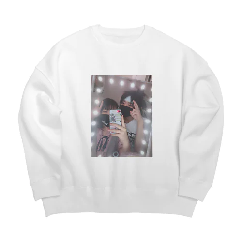 わしとひな Big Crew Neck Sweatshirt