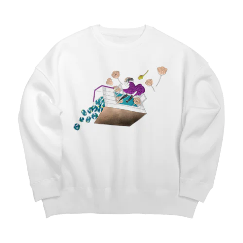 オズの魔法使い Big Crew Neck Sweatshirt