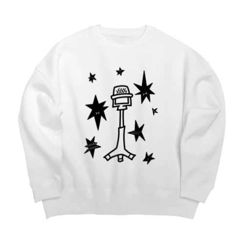 漫才マイク Big Crew Neck Sweatshirt