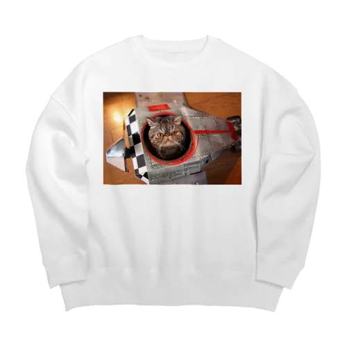 パイロットぶりたまん Big Crew Neck Sweatshirt