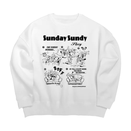 SUNDAY SUNDY STORY ビッグシルエットスウェット