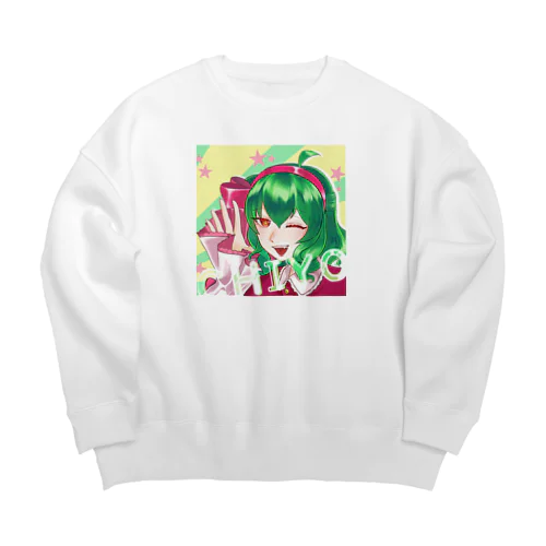 柏木知夜のグッズ Big Crew Neck Sweatshirt