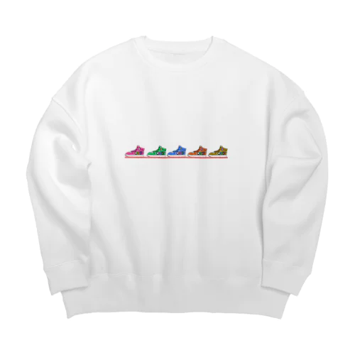 CANDY:Sneaker Big Crew Neck Sweatshirt