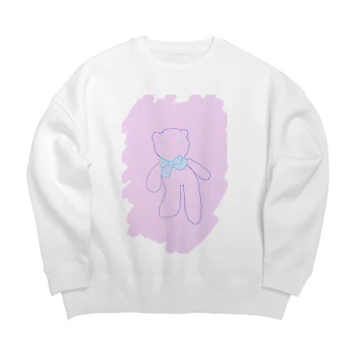 ナイスくま Big Crew Neck Sweatshirt