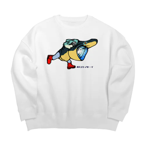 ウバザメン Big Crew Neck Sweatshirt