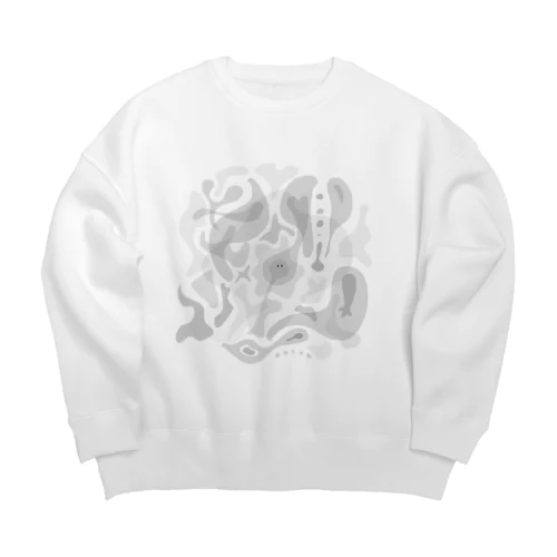 もくもく Big Crew Neck Sweatshirt