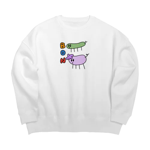 BON！！ Big Crew Neck Sweatshirt