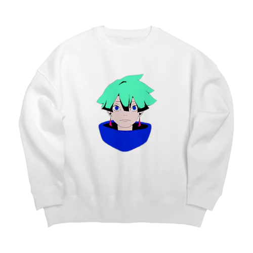 アンスラサイトくん Big Crew Neck Sweatshirt