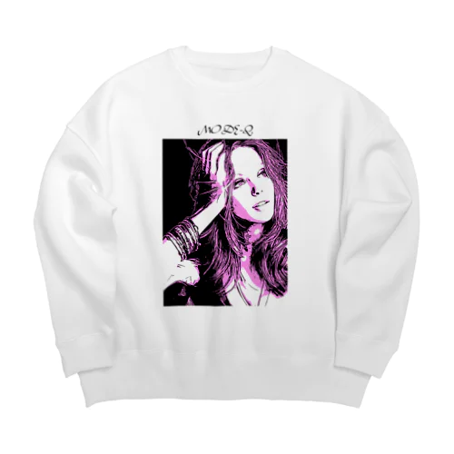 コミックgirl2 Big Crew Neck Sweatshirt