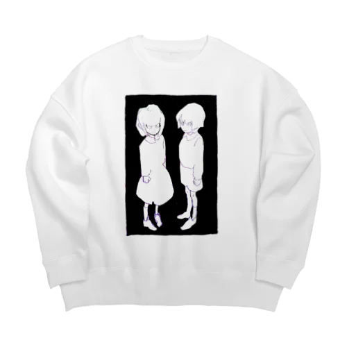 ホラー・ツインズ Big Crew Neck Sweatshirt