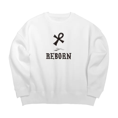 リボーン Big Crew Neck Sweatshirt