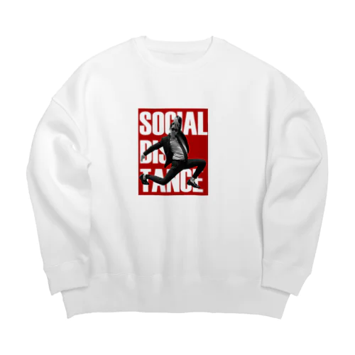 SOCIAL DISTANCE Big Crew Neck Sweatshirt