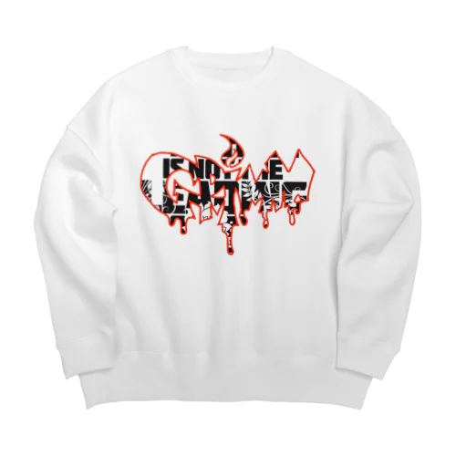 THE GRIMM FASHION FAR Big Crew Neck Sweatshirt