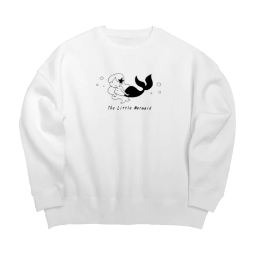 人魚姫 Big Crew Neck Sweatshirt