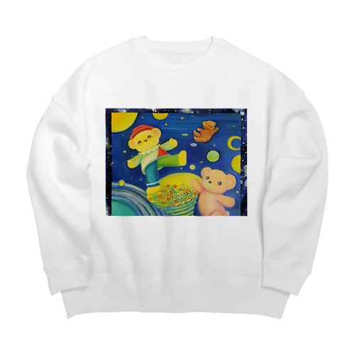 うちゅう遊泳 Big Crew Neck Sweatshirt